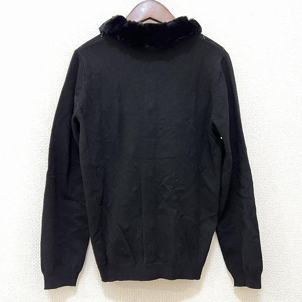 wnc インゲボルグ INGEBORG カーディガン 11 黒 ニット パール  