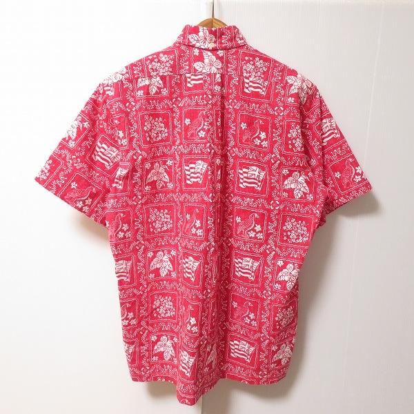 reyn spooner（レインスプーナー） #snc アロハシャツ 半袖シャツ S 赤