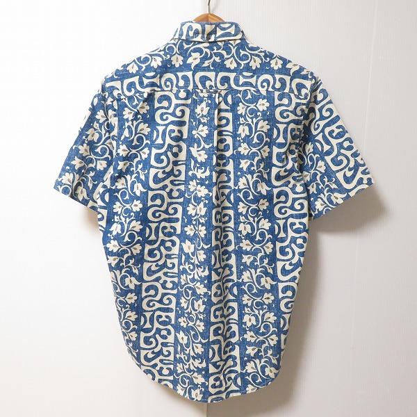 snc レインスプーナー Reyn Spooner アロハシャツ 半袖シャツ S 紺  