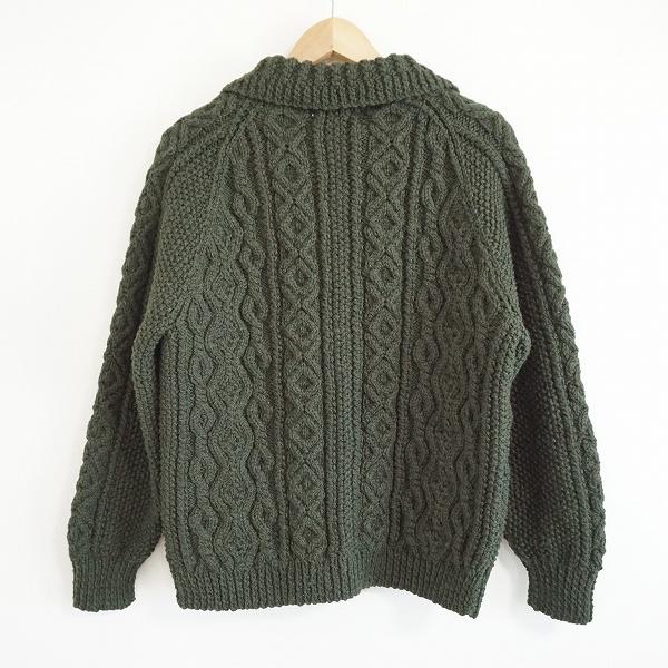 最終セール　INVERALLAN インバーアラン　カーディガン wnc インバーアラン INVERALLAN カーディガン カーキ系 ニット