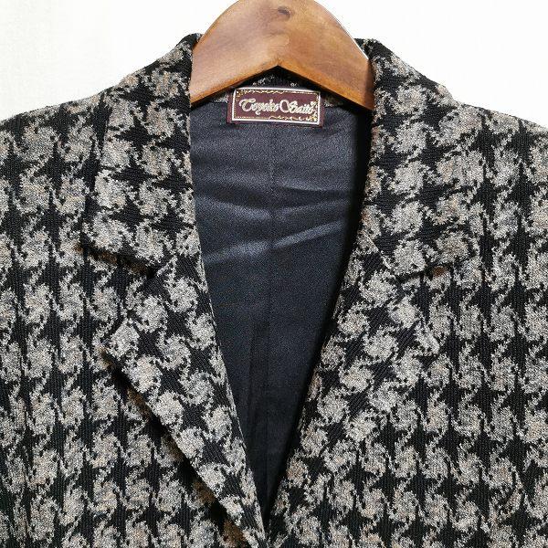 斉藤都世子 #wnc サイトウトヨコ コート ニット 総柄 黒 ベージュ