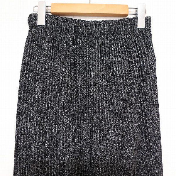 斎藤都世子　ニット　黒ラメ　ロゴありトップス&スカート　新品 斎藤都世子ニット黒ラメロゴありトップス&スカート新品