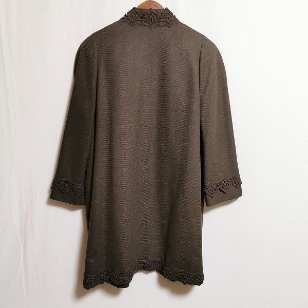 JUN ASHIDA（ジュン アシダ） #wnc コート 刺繍 7 茶系 レディース