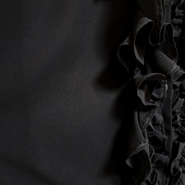 INGEBORG #anc インゲボルグ シャツ ブラウス 13 黒 シフォン 薄手  