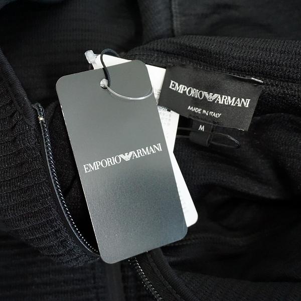 タグ付き✨未使用品 エンポリオアルマーニ ストレッチジップパーカー ペプラム 黒 タグ付き✨未使用品 エンポリオアルマーニ ストレッチジップパーカー