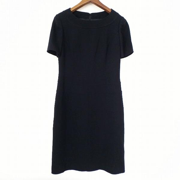 wnc ミスアシダ missashida ワンピーススーツ 7 黒 フォーマル 半袖