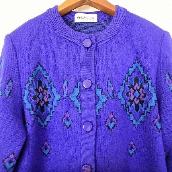 Yves Saint Laurent #wnc イヴサンローラン ジャケット M 青紫 Yves Saint Laurent #wnc イヴサンローラン ジャケット M 青紫