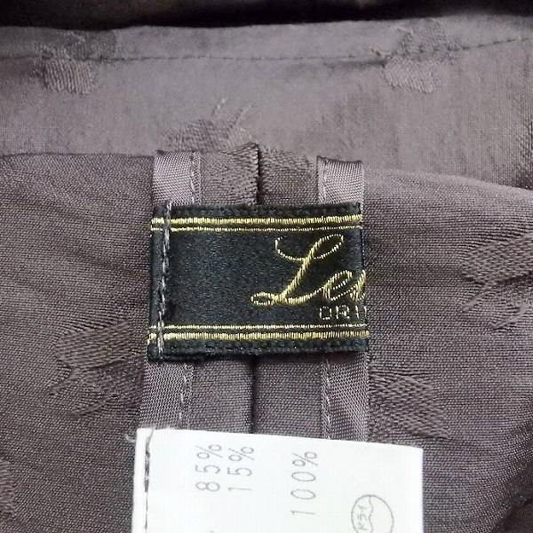 日本製レリアンビーズと小花装飾付きデニムジャケット Leilian 