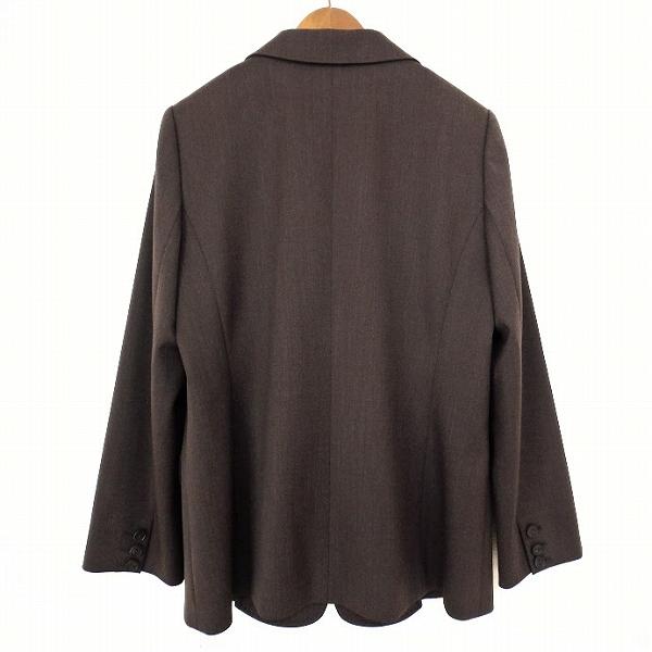 【新品】定価110,000円　レリアン　ウールジャケット ブラウン　13＋ Leilian（レリアン） #anc ジャケット 11 焦げ茶 イタリア製生地