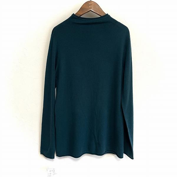 Leilian（レリアン） #wnc ニット・セーター 9 深緑 ハイネック 無地