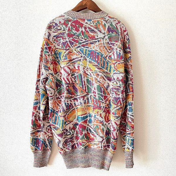 MISSONI #anc ミッソーニ ニット・セーター 48 マルチ Vネック MISSONI #anc ミッソーニ ニット・セーター 48 マルチ Vネック