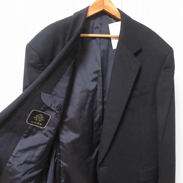 wnc エイコクヤ 英国屋 シングルジャケット S3B 黒 カシミア シンプル  