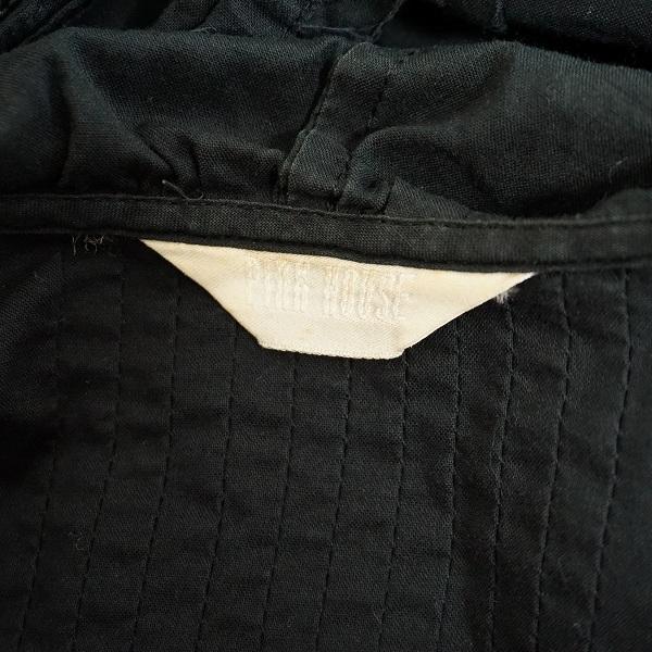 ピンクハウス ピンタック ピコフリル 黒 チュニック ブラウス PINK HOUSE #anc ピンクハウス PINKHOUSE シャツ・ブラウス 黒