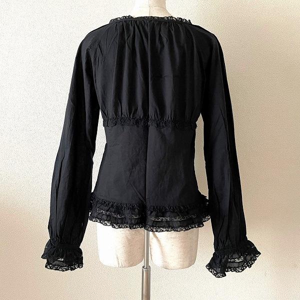 PINK HOUSE（ピンクハウス） #anc シャツ・ブラウス 黒 レース フリル