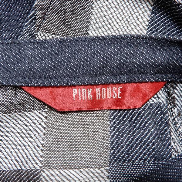 anc ピンクハウス PINKHOUSE ロング スカート L 紺系 デニム調 
