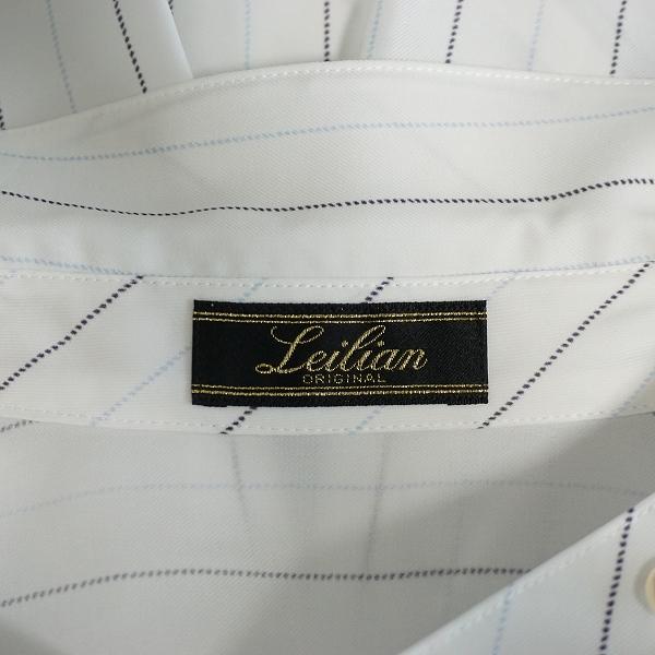 Leilian（レリアン） #anc シャツ・ブラウス 9 白 紺 水色 ストライプ