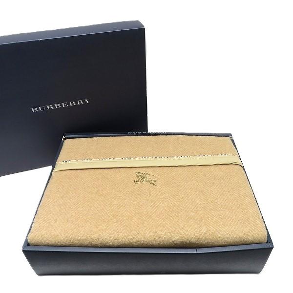 BURBERRY ベージュ　毛布 BURBERRY（バーバリー） #wnze 毛布 ベージュ ウール シングル 西川