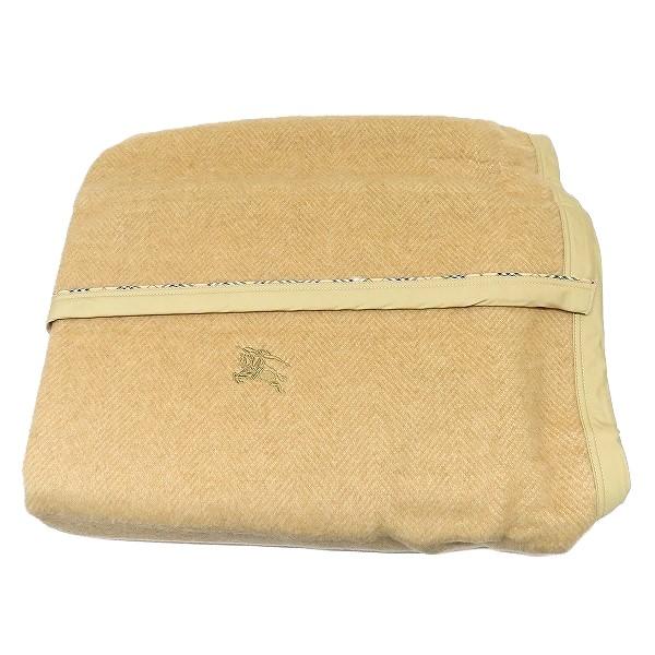 BURBERRY #wnze バーバリー 毛布 ベージュ ウール シングル 西川産業