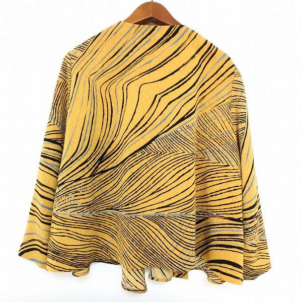 詩仙堂のカーディガン anc シセンドウ 詩仙堂 カーディガン 黄色 黒 グレー ヒトシタムラ