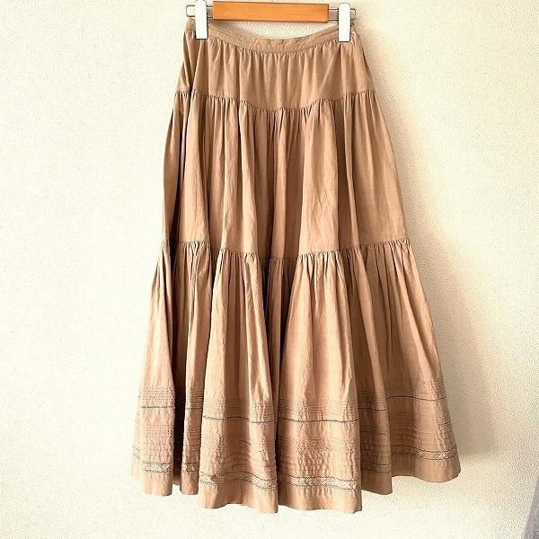 INGEBORG（インゲボルグ） #anc スカート ティアードスカート ベージュ