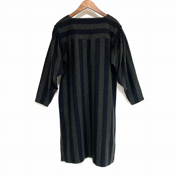 wxc イッセイミヤケ ISSEYMIYAKE ワンピース 9 カーキ 紺 ヴィンテージ 
