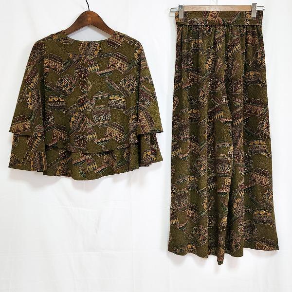 anc 詩仙堂 ヒトシタムラ HITOSHI TAMURA セットアップ カーキ ワイド  