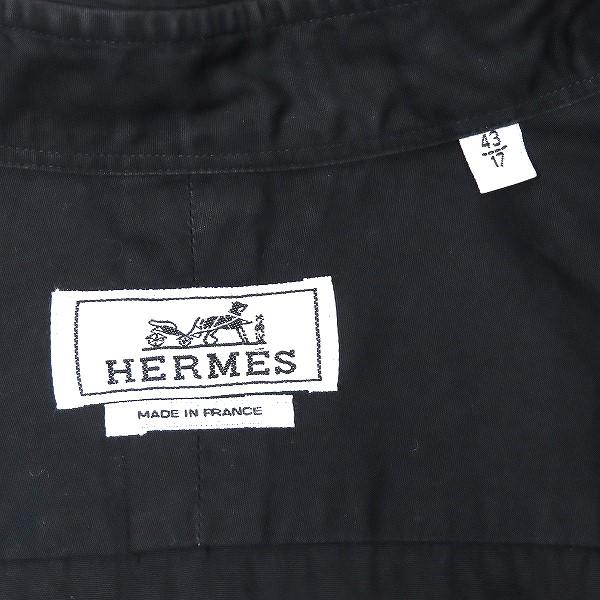【新品】HERMES ♡ シャツ ブラウス チュニック エルメス HERMES（エルメス） #apc シャツ・ブラウス チュニック 43 黒 セリエ