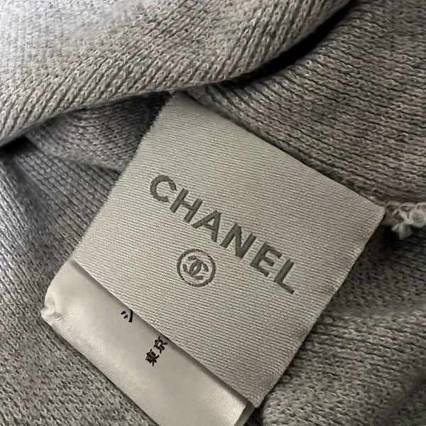 CHANEL（シャネル） #anc ニット・セーター 38 グレー系 白 ココマーク