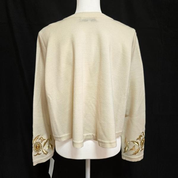 クリスチャンディオール　ベージュカーディガン Christian Dior(クリスチャンディオール) ガンクラブチェック CDロゴ