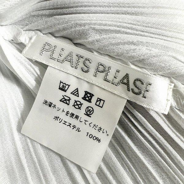 spc プリーツプリーズ イッセイミヤケ PLEATSPLEASE チュニック 3 白