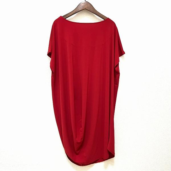 sxc イッセイミヤケ ISSEYMIYAKE ワンピース 2 赤 チュニック 半袖