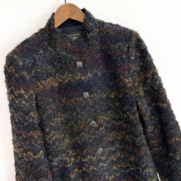 Leilian（レリアン） #wnc コート 15+ 黒系 マルチ スタンドカラー 