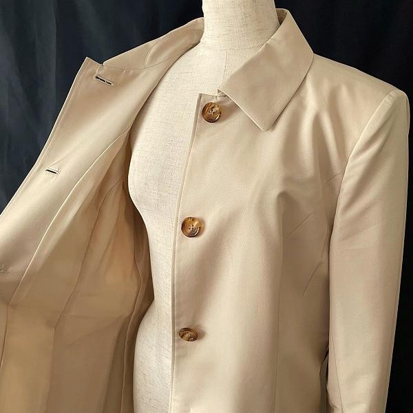 Leilian（レリアン） #anc コート スプリングコート 9 ベージュ シルク
