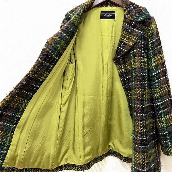 Leilian（レリアン） #wnc コート 9 マルチ チェック ツイード