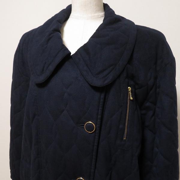 Leilian（レリアン） #wsc ブルゾン ジャケット 13+ 紺 中綿 スエード