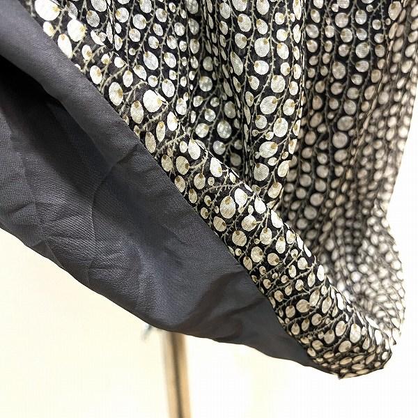 Max Mara（マックスマーラ） #snc ワンピース 38 カーキ系 黒 白 総柄