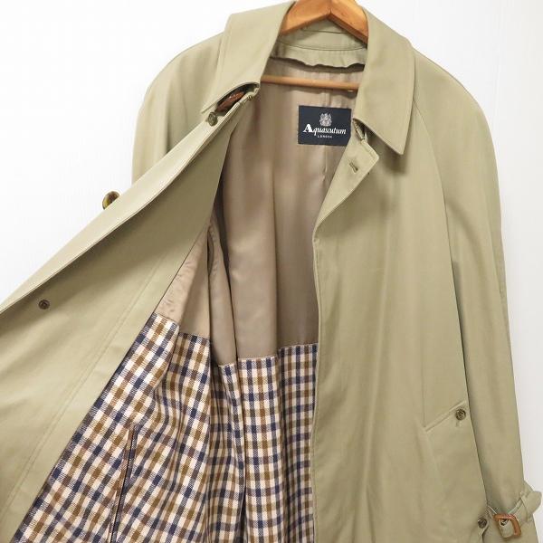 wnc アクアスキュータム Aquascutum コート トレンチコート 42