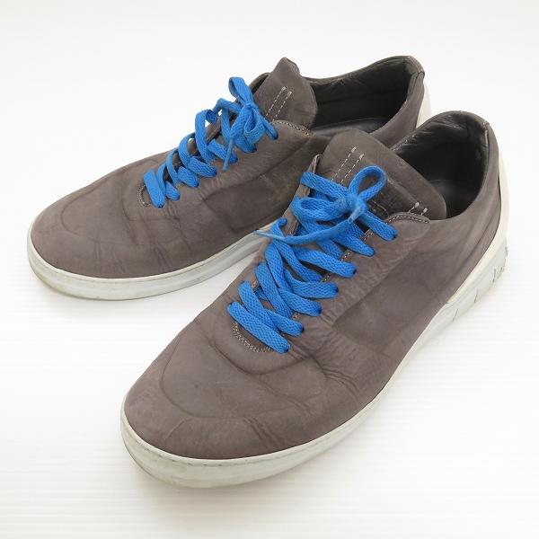 ans ダンヒル Dunhill スニーカー 42 1/2 グレー レザー レースアップ
