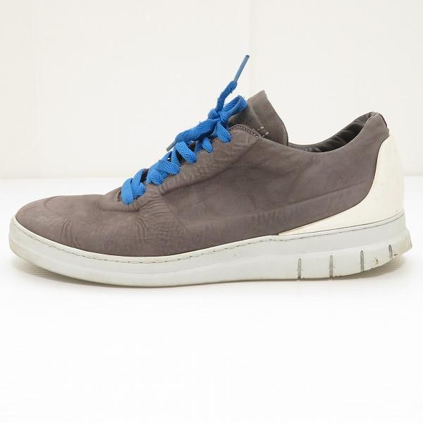 ans ダンヒル Dunhill スニーカー 42 1/2 グレー レザー レースアップ