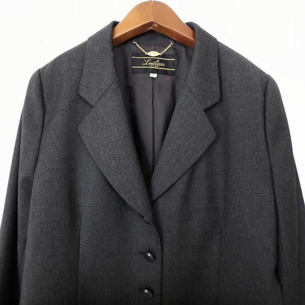 Leilian（レリアン） #axc スカートスーツ 9 グレー ツーピース
