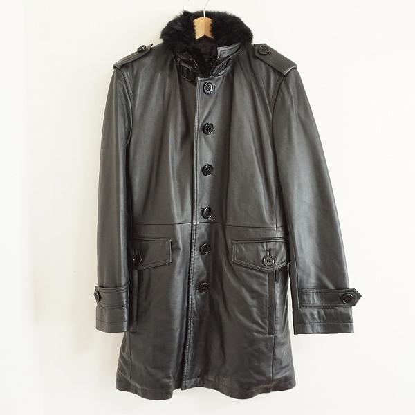 wnc バーバリーブラックレーベル BURBERRYBLACKLABEL コート M 黒 中綿