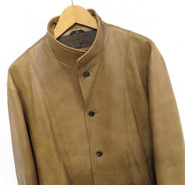 LANVIN #wnc ランバン コート 48 ベージュ系 ロング ラムレザー LANVIN #wnc ランバン コート 48 ベージュ系 ロング ラムレザー