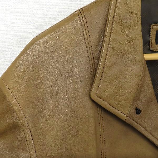 LANVIN #wnc ランバン コート 48 ベージュ系 ロング ラムレザー LANVIN #wnc ランバン コート 48 ベージュ系 ロング ラムレザー
