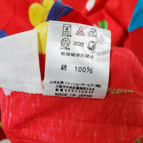 LEONARD SPORT #anc レオナールスポーツ ポロシャツ L 赤 長袖 花柄