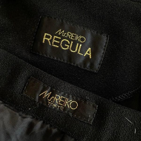 #anc ミズレイコ MS.REIKO REGULA セットアップ 黒 マルチ スカートスーツ レディース [913972] : アクイール ...