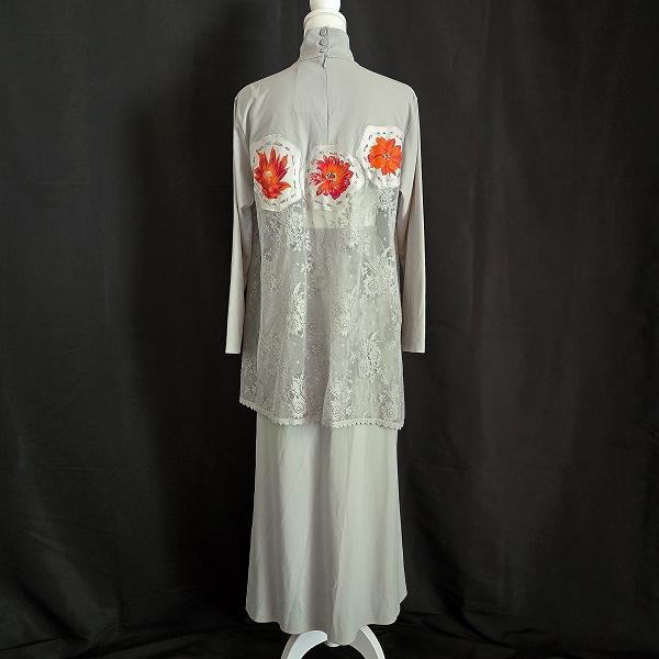 専用】TOKUKO 1er VOL トクコ チュニック お花 グレー 【公式通販】