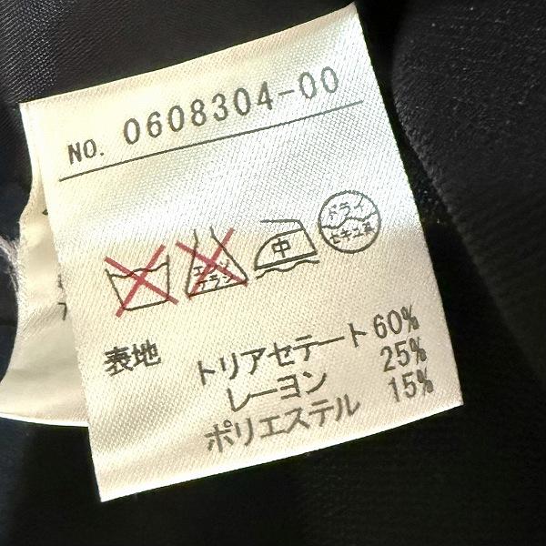 anc ジバンシィ GIVENCHY スカートスーツ 14 黒 スリーピース