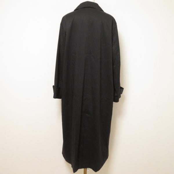 INGEBORG（インゲボルグ） #anc コート 黒 ステンカラー パールボタン