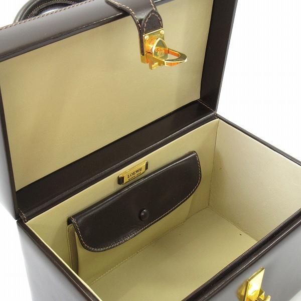 LOEWE（ロエベ） #anb ハンドバッグ ジュエリーボックス 茶 レザー 箱