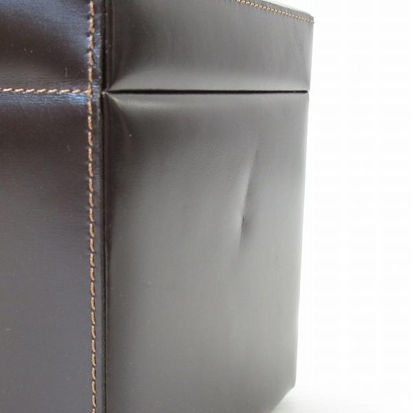 LOEWE（ロエベ） #anb ハンドバッグ ジュエリーボックス 茶 レザー 箱